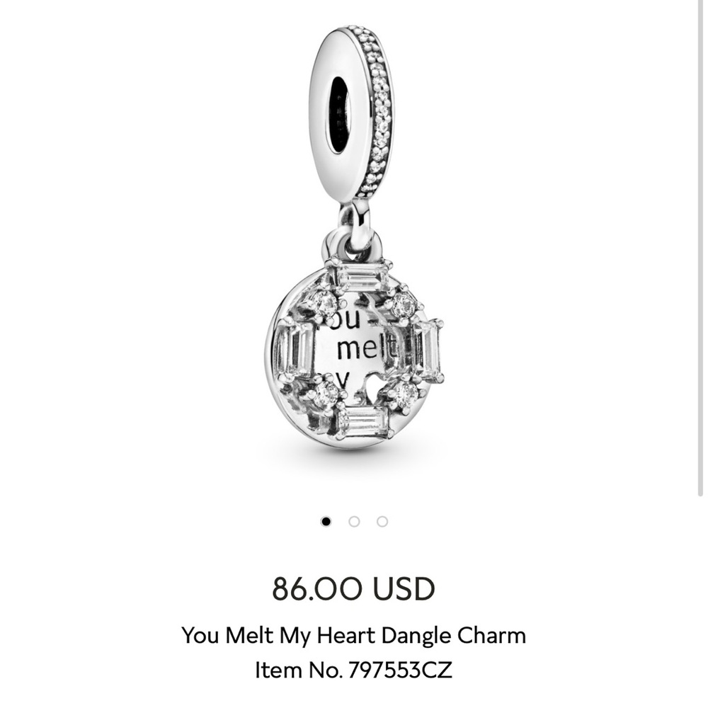 Pandora - You Melt My Heart Dangle Charm